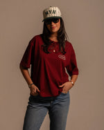 Load image into Gallery viewer, 'OVAL LOGO' TEE - RED
