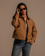 Load image into Gallery viewer, NYH WORK JACKET (BLANK) -  SADDLE BROWN
