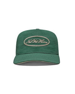 OVAL LOGO RIPSTOP CAP - 'SIGNATURE GREEN'