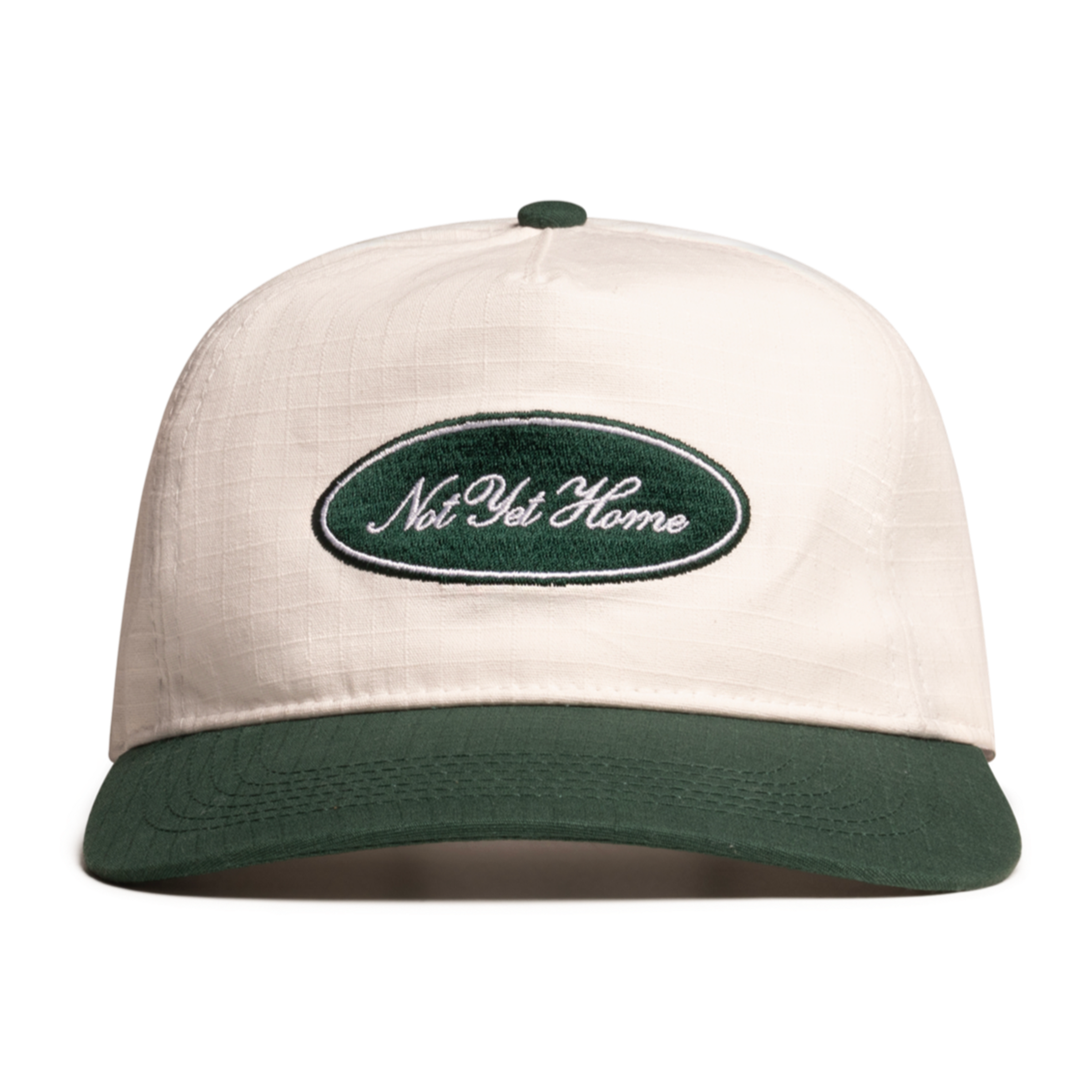 'OVAL LOGO' RIPSTOP CAP - SIGNATURE GREEN