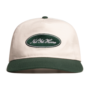 'OVAL LOGO' RIPSTOP CAP - SIGNATURE GREEN