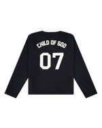Load image into Gallery viewer, 'CHILD OF GOD’ KNIT SWEATER - NAVY

