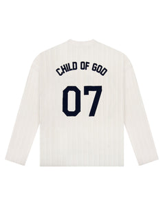RIBBED SWEATER COG - 'OFF-WHITE & NAVY'